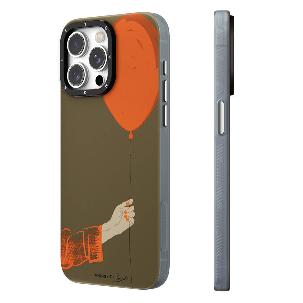 Youngkit Orange Serisi Flying Balloon iPhone 15 Pro Max Magsafe Şarj Özellikli Telefon Kılıfı - 1 Youngkit Orange Serisi Flying Balloon iPhone 15 Pro Max Magsafe Şarj Özellikli Telefon Kılıfı - 1